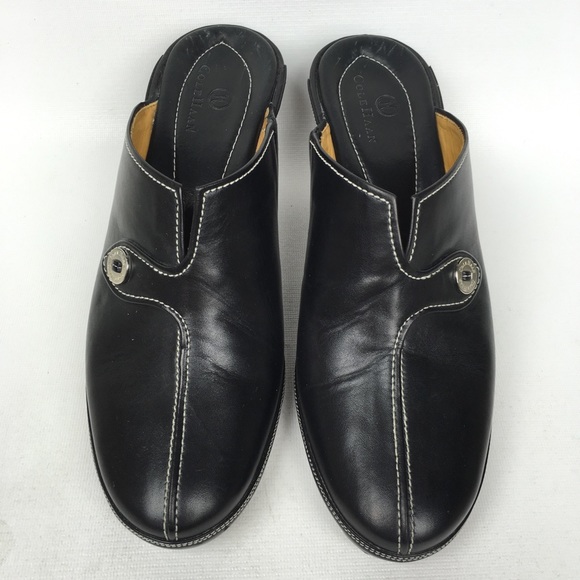 cole haan black mules